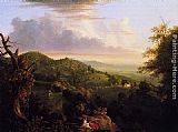 View Canvas Paintings - View of Monte Video, Seat of Daniel Wadsworth, Esq.